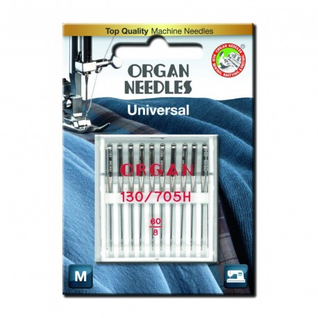 ORGAN NEEDLES UNIVERSAL BOITE DE 10
