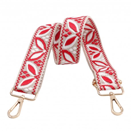 BANDOULIERE FEUILLE 38x135cm