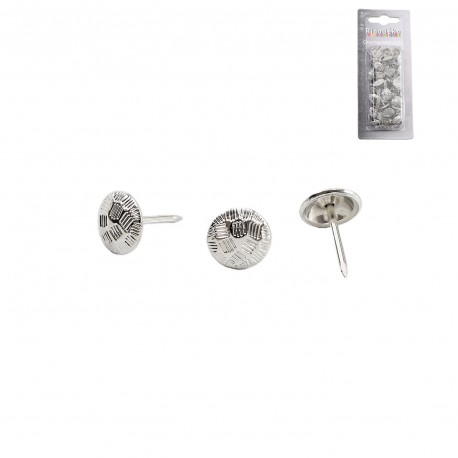 CLOUS TAPISSIER RONDS MARTELES x50