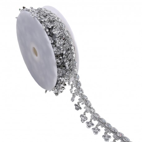 GALON FRANGE AVEC PAMPILLES