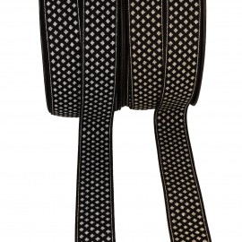 ELASTIQUE LOSANGES METALLIQUES