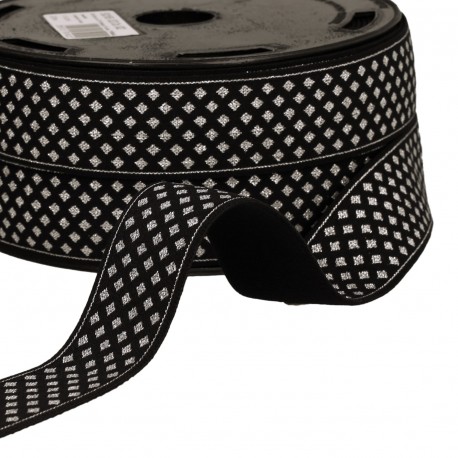 ELASTIQUE LOSANGES METALLIQUES